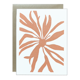 Seaweed Flower Blank Card