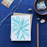 Seaweed Flower Birthday Card