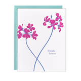 Crossing Stems Friends Card