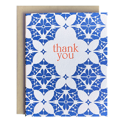Lace Thank You Card