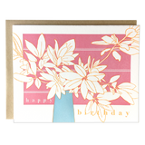 Foliage Bouquet Birthday Card