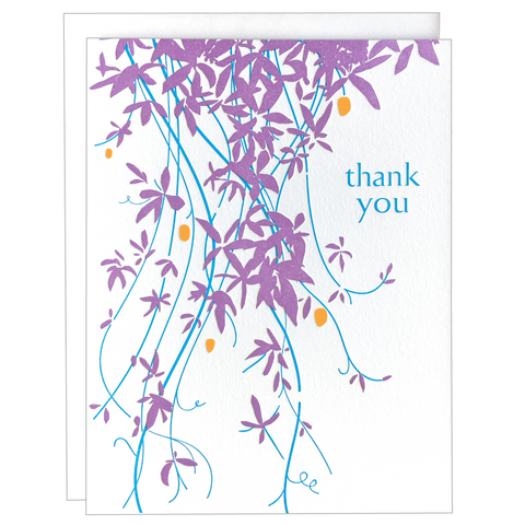 Vine Thank You Card