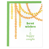 Marigold Garland Wedding Card