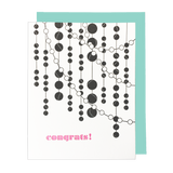 Vertical Garland Congrats Card