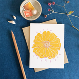 Zinnia Sunshine Card