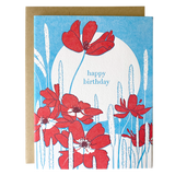 Anemone Birthday Card