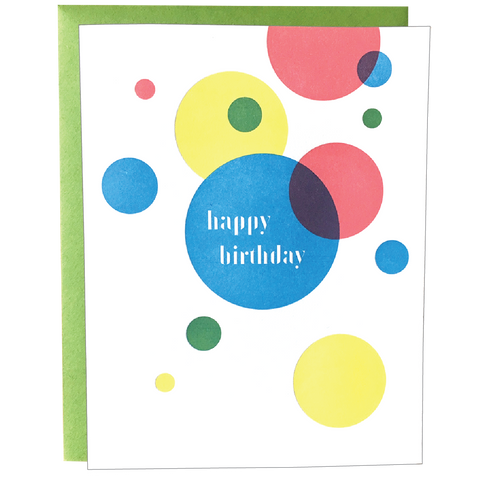 Birthday Bubbles Card