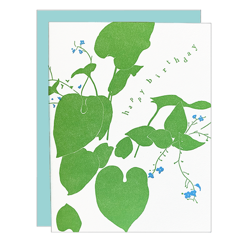 Forget Me Not Birthday Card