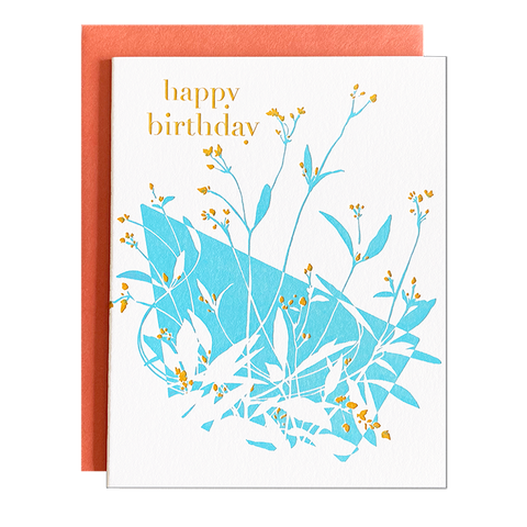 Gomphrena Birthday Card