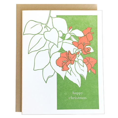 Bougainvillea Christmas Card