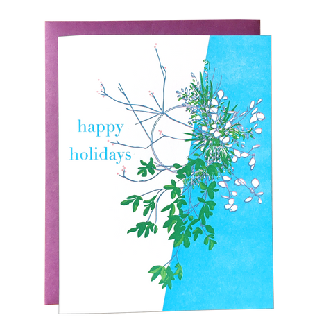 Modern Wreath Holiday Card