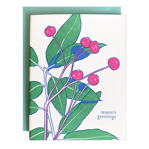 Rose Hip Holiday Card