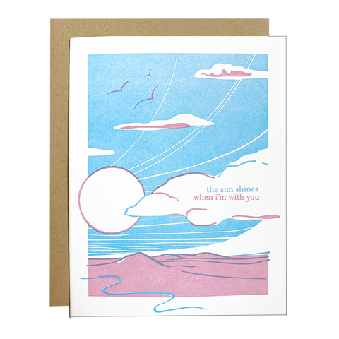 Sun Shines Landscape Card