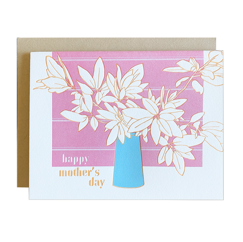 Foliage Bouquet Mom Card