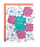 Rose Frame Mom Card