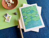 Lily Pond Sympathy Card