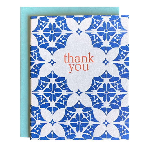 Lace Thank You Card