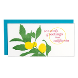 Lemon Seasons Greetings from California Card
